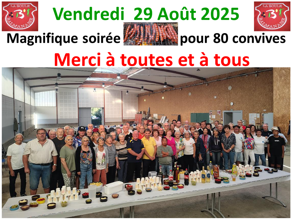 Soirée grillades 29/08/25 Soirée grillades 29/08/25