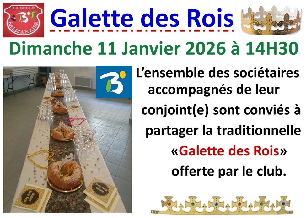 Galette des Rois 11/01/26 Galette des Rois 11/01/26