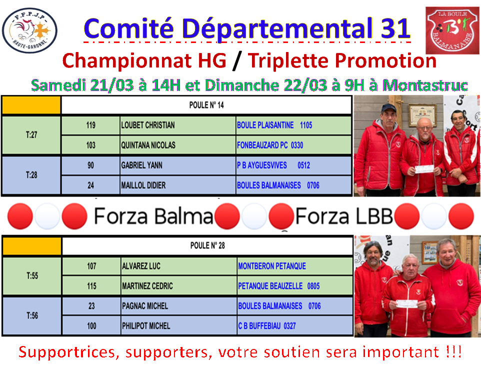 Championnat HG TP Montastruc 21_22/03/26