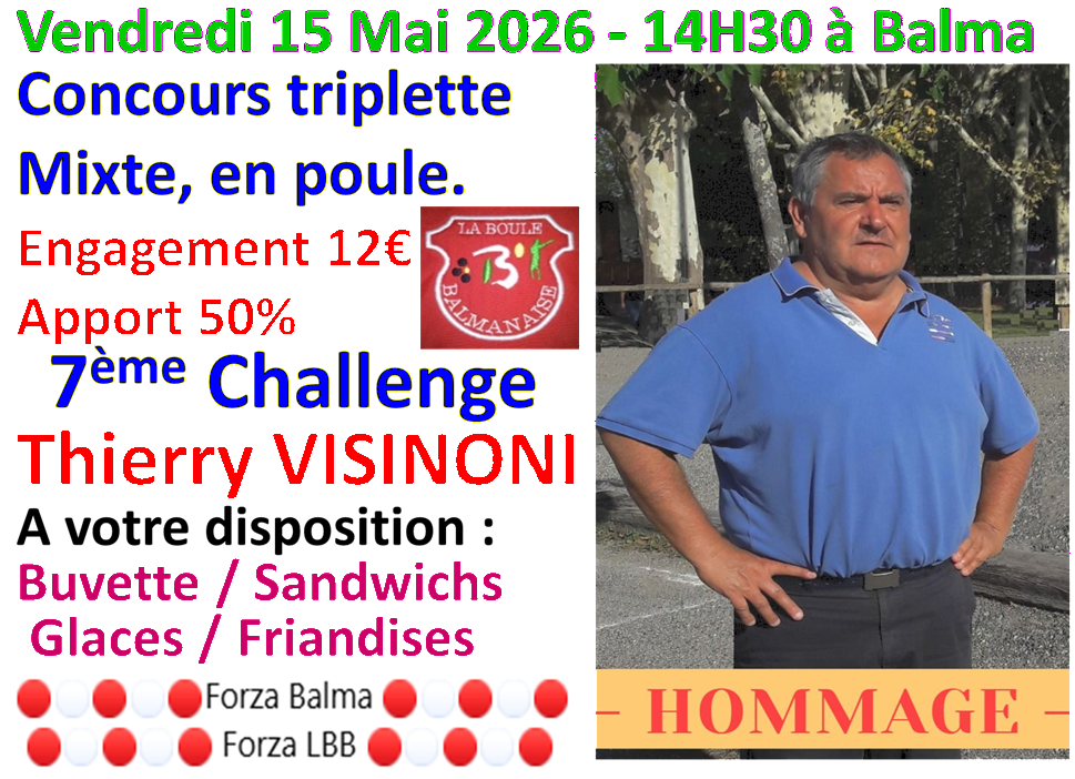 Challenge Thierry VISINONI T mixte 15/05/25