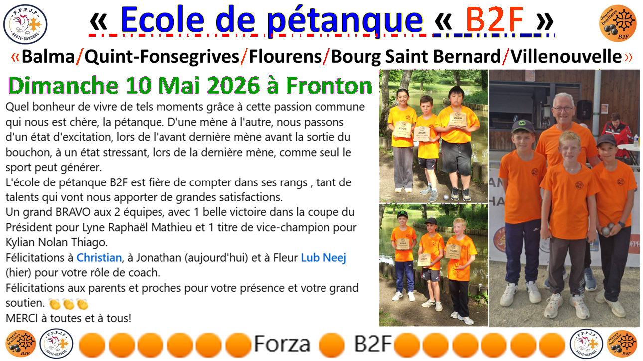 Championnat Hg T jeunes à Fronton