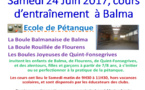 Ecole de pétanque 24/06/17