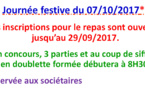 Journée festive 07/10/2017