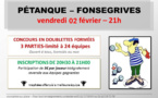 Pétanque à Quint-Fonsegrives 02/02/18