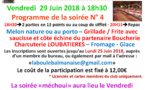 Soirée N°4 Challenge ville de Balma 29/06/18