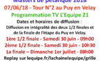 Masters 2018 Etape 2 TV l'équipe 21