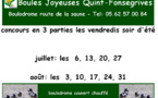 Animation pétanque été 2018 à Quint-Fonsegrives