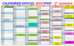 Dates officielles FFPJP 2019
