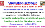 Animation pétanque hivernale 05/01/19