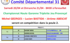 Championnat HG - TJP - Fenouillet