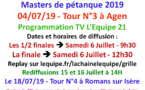 Masters 2019 T3 sur l'Equipe 21.