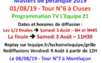 Masters 2019 T6 sur l'équipe TV