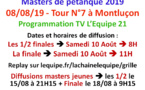 Masters 2019 T7 sur l'équipe tv