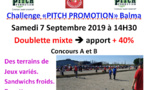 Challenge PITCH PROMOTION Doublette mixte 07/09/19