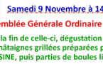 Assemblée Générale Ordinaire LBB 9/11/19