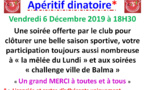 Soirée "apéritif dînatoire" 06/12/19