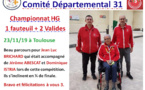 Championnat HG 1 Fauteuil + 2 Valides 23/11/19