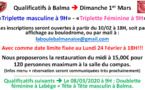 Inscriptions restauration + qualificatifs TF + TM Balma 01/03/2020