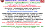 Résutats Triplette Féminine et masculine 01/03/2020