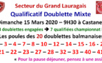 Qualificatif Doublette Mixte 15/03/2020
