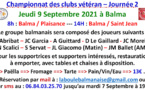CDC vétéran Balma 09/09/21
