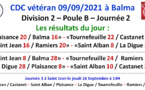 CDC vétéran à Balma le 09/09/2021