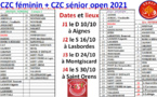CZC Féminin + Sénior open 2021