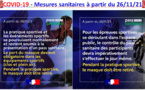 COVID 19 Décisions sanitaires ministérielles