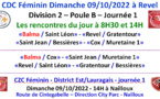 CDC / CZC Féminin + Open 09/10/22