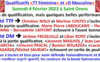 Qualificatifs TTSF + DSM Saint Orens 04/02/23
