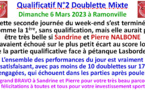 Qualificatif N°2 D Mixte Ramonville 05/03/23