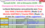 Championnat HG Doublette Féminine à Paulhac