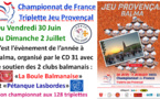 Championnat de France Triplette Jeu Provençal