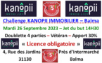 Challenge Kanopii Immobilier Balma 26/09/23