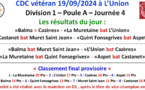 CDC Vétéran J4 L'Union 19/09/24
