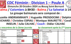 CDC Féminin J2 au Bourg Saint Bernard 20/10/24