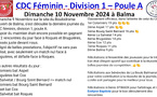 CDC Féminin J4 à Balma 10/11/24