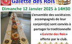 Galette des Rois => Dimanche 12/01/2025