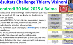 Résultats challenge Thierry VISINONI 30/05/25