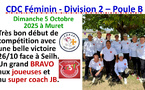 CDC féminin J1 à Muret