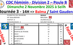 CDC féminin J3 à Seilh 02/11/25