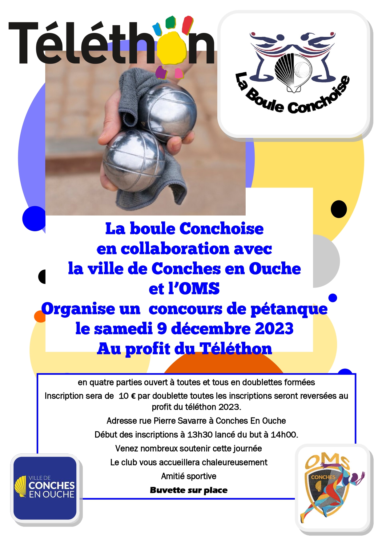 Téléthon 2023 27190 Conches En Ouche 