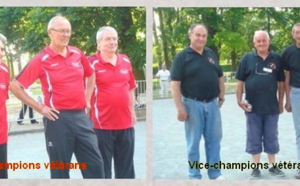 CHAMPIONS TRIPLETTES  VÉTÉRANS 2012