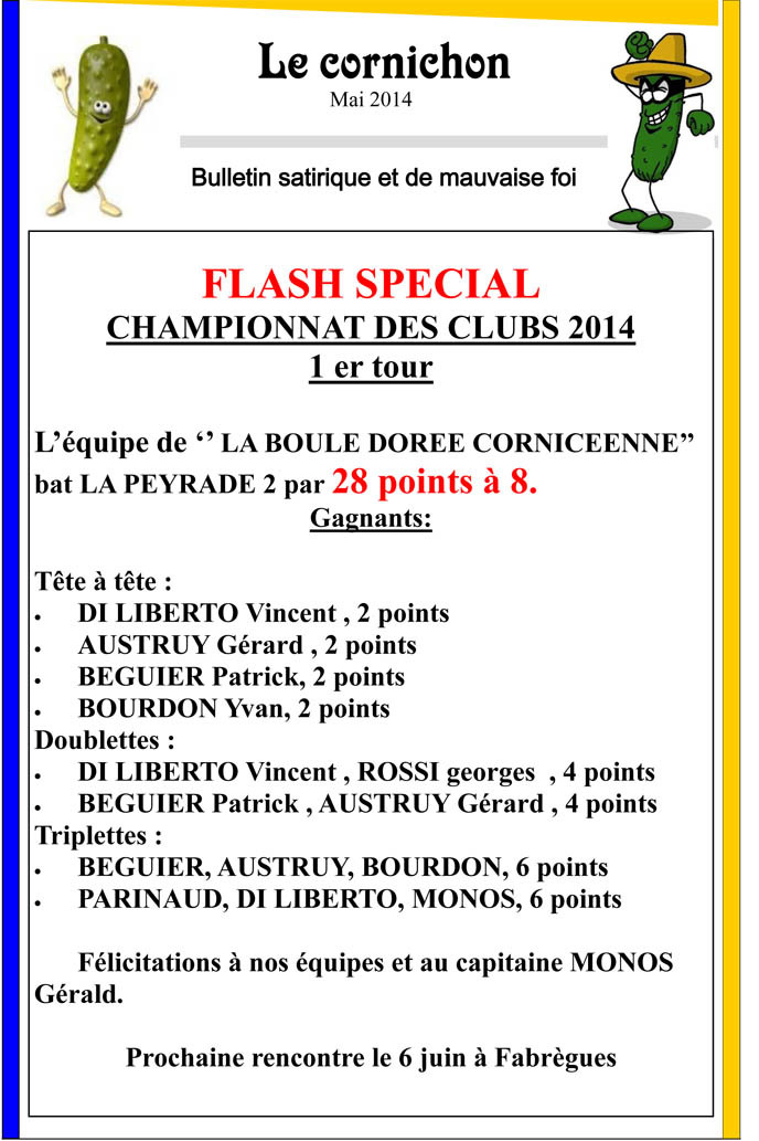 Championnat des clubs 2014