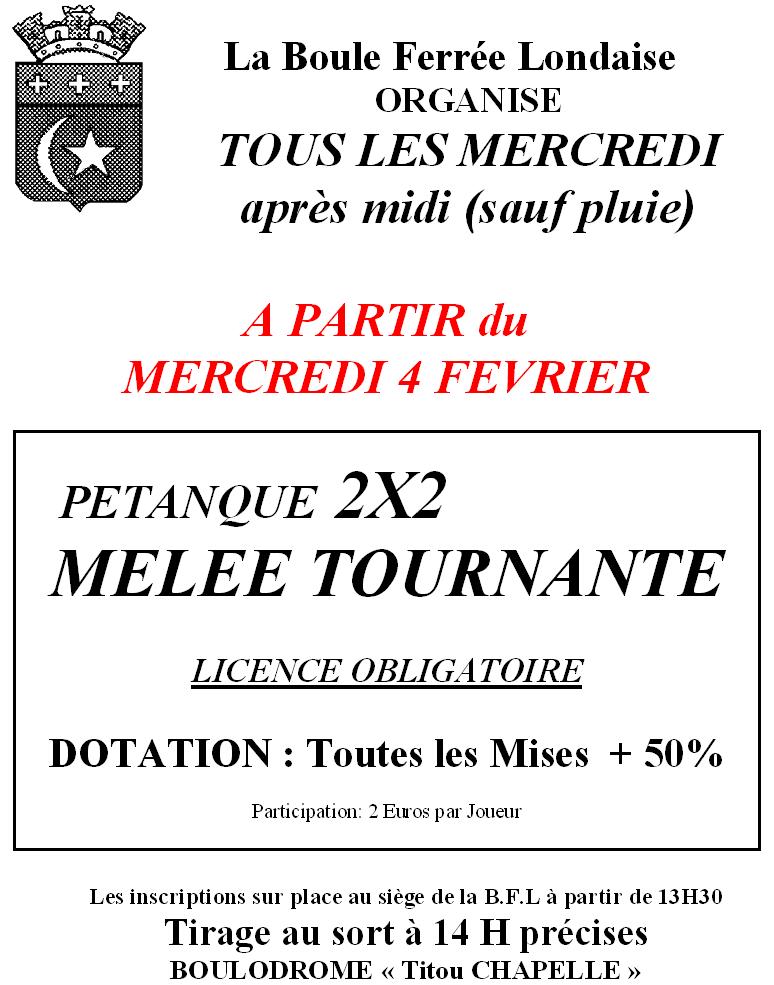 REPRISE DE LA MÊLÉE DU MERCREDI REPRISE DE LA MÊLÉE DU MERCREDI