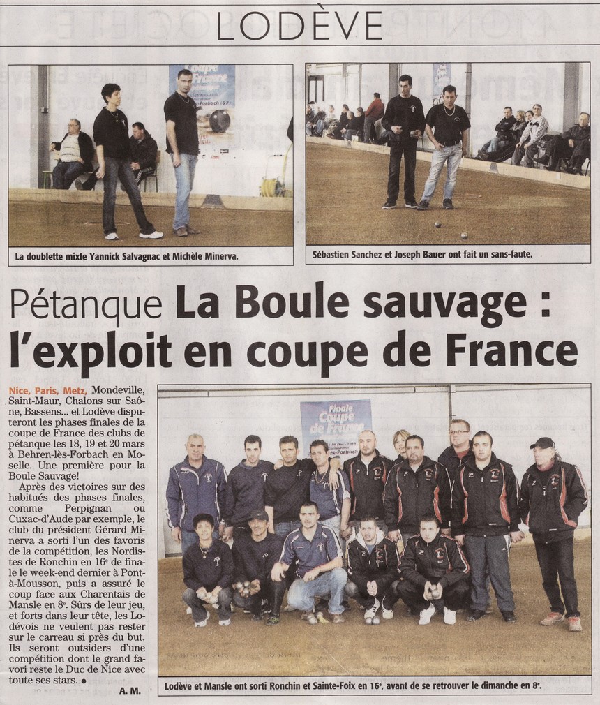 16ème et 8ème de finale - Midi Libre 16ème et 8ème de finale - Midi Libre