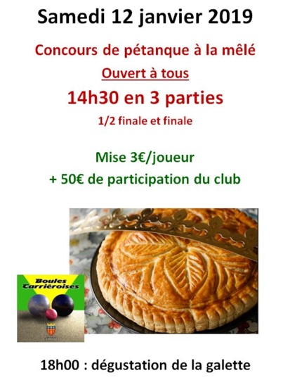 Concours de la galette des rois Concours de la galette des rois
