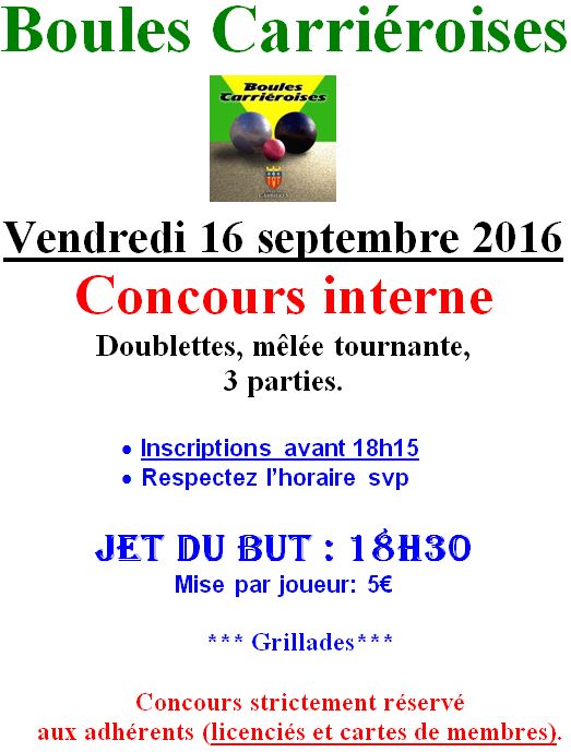Concours interne