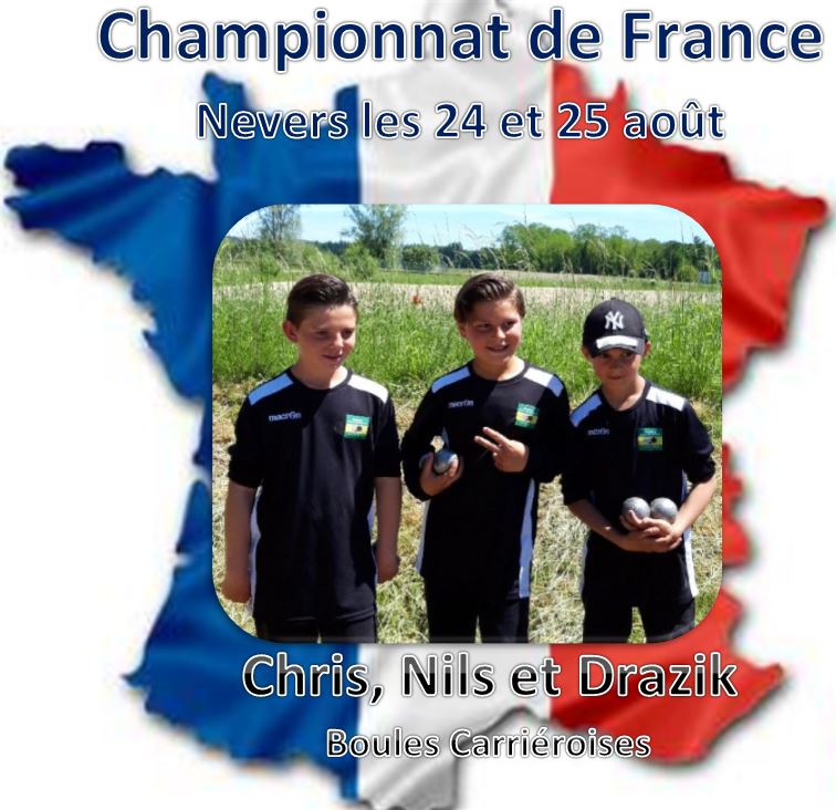 Championnat de France: Drazik, Chris et Nils