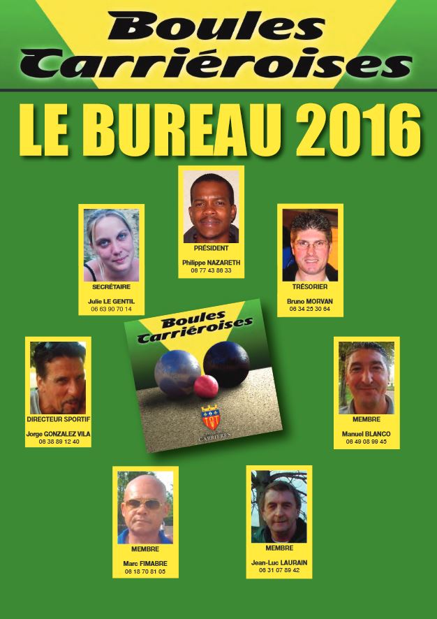 Bureau 2016 Bureau 2016